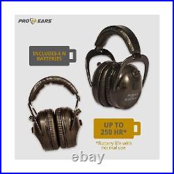 Pro Ears Pro Tac 300 Electronic Hearing Protection, Military Grade Tactical E