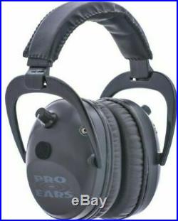 Pro Ears Pro Tac Plus Gold Low Profile NRR 26 Over The Head GS-PT300-L Black A
