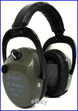 Pro Ears Pro Tac SC Gold Low Profile Low Weight NRR 25 Hearing GS-PTSTL Green