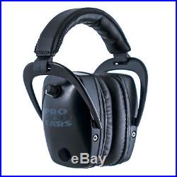 Pro Ears Pro Tac Slim Gold NRR 28 Black Ear Muffs