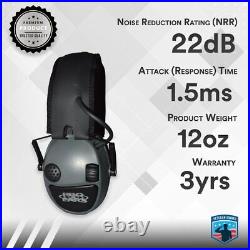 Pro Ears Silver 22 PESILVER Electronic Hearing Protection & Amplification NRR 22