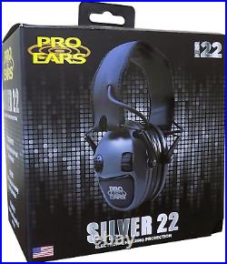 Pro Ears Silver 22 PESILVER Electronic Hearing Protection & Amplification NRR 22