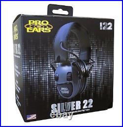 Pro Ears Silver 22 PESILVER Electronic Hearing Protection & Amplification NRR 22