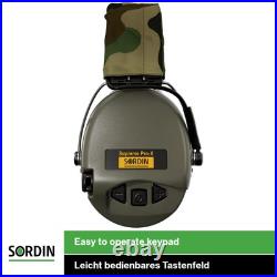 Pro-X Ear Muffs 75302-X-G-S Active and Electronic Ear Defenders withCamo He Pro-X Ear Muffs 75302-X-G-S Active and Electronic Ear Defenders withCamo He