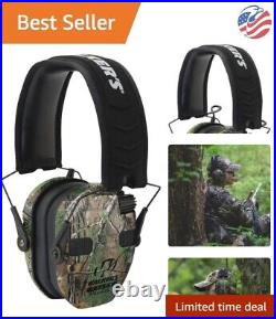 Razor Slim Electronic Camo Earmuffs Advanced Hearing Protection for Shooters