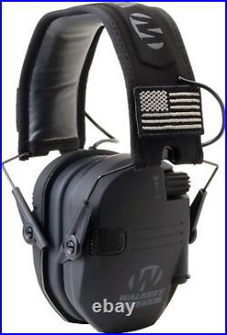 Razor Slim Electronic Muff (Black Patriot Version) Bundle with Tactical/Hunt