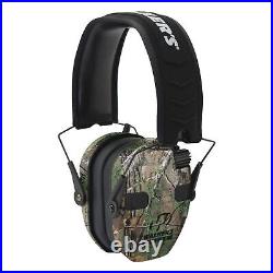 Razor Slim Electronic Quad Earmuff 23Db/Realtree Xtra Camo, Black, One Size