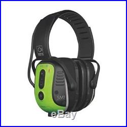 SMNB0001 Electronic Ear Muff, 23dB, Over-the-H, Grn