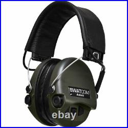 SWATCOM Active8 Waterproof Headset, OD Green Cups, Gel Ear Seals