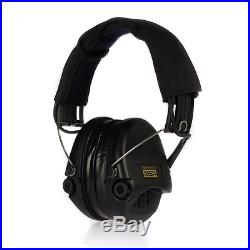 Safety Ear Muffs, Premium Edition, Electronic Earmuff with black headband New