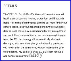 Sig Sauer Axil Trackrt Blu Electronic Bluetooth Ear Muffs