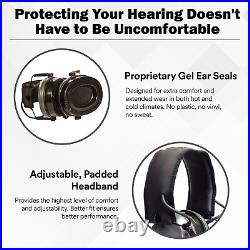 Silver 22 Electronic Hearing Protection, Noise Reduction Rating 22Db, Dynamic Le