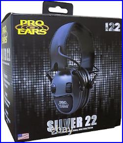 Silver 22 Electronic Hearing Protection, Noise Reduction Rating 22Db, Dynamic Le