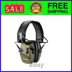 Slim Electronic Ear Muffs For Shooting Range Loud Noise Protection Hearing Gear