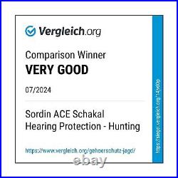 Sordin ACE Schakal Capsule Hearing Protectors Active & Electronic for Hun