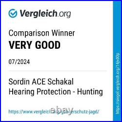 Sordin ACE Schakal Electronic Capsule Hearing Protectors for Hunting & Shoo