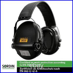 Sordin Supreme PRO X Active Hearing Protection, Noise Reduction Safety Ear Muf