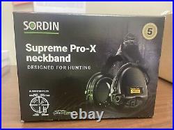 Sordin Supreme Pro-X Ear Defenders for Hunting & Shooting 76302-X-S