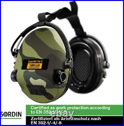 Sordin Supreme Pro-X Ear Defenders for Hunting & Shooting Active & Electronic