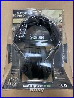 Sordin Supreme Pro-X/L OD Green Cups, Leather Headband and Gel Ear seals
