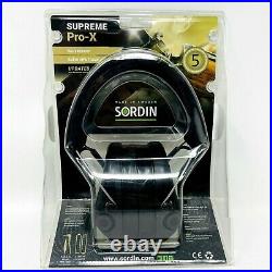 Sordin Supreme Pro X LED Electronic Ear Muff Color Black 75302-X-02 G-S