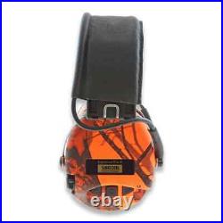 Sordin Supreme Pro X Led earmuffs, orange camo 75302-X-09