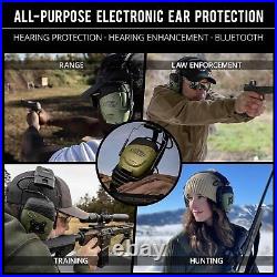 Sport DEFY Shooting Earmuffs Rechargeable Bluetooth Hearing Protection 22+H