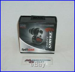 Sport Ear Ghost Stryke Hearing Protection + Enhancement (Black)