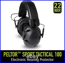 Sport Tactical 100 Electronic Hearing Protector Ear Protection NRR 22 dB, Ide Sport Tactical 100 Electronic Hearing Protector Ear Protection NRR 22 dB, Ide