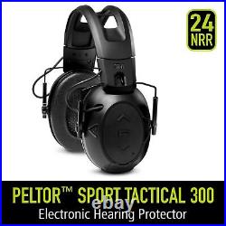 Sport Tactical 300 Smart Electronic Hearing Protector, Bluetooth Wireless Ear