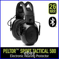 Sport Tactical 500 Smart Electronic Hearing Protector, Bluetooth Wireless Ear