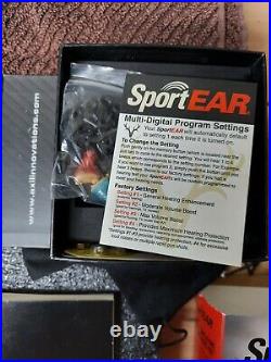 SportEAR S412PR Select-A-Fit 412 Universal Fit ITE Hunting Hearing Aid One Pair