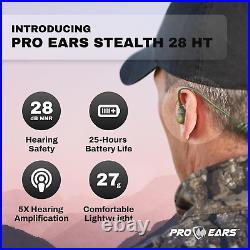 Stealth 28 Ear Plugs for Shooting, Electronic Ear Protection for Shooting, Shoot