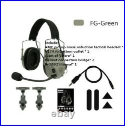 Stock FMA FCS AMP Dual-Channel Pickup Noise ReductionTactical Headset PPT Set