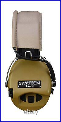 Swatcom Active8 Waterproof Military Spec Electronic Hearing Protection Headse