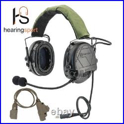 TAC-301 Tactical Electronic Hearing Protection Headset + 6-pin V2 PTT(DE)