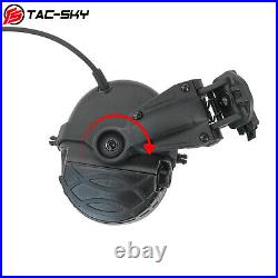 TAC-SKY Electronic Shooting Tactical Noise Canceling Headset for ARC Rail Helmet