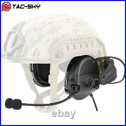 TAC-SKY Electronic Shooting Tactical Noise Canceling Headset for ARC Rail Helmet