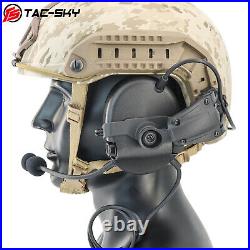 TAC-SKY Electronic Tactical Headset Shooting Noise Canceling for ARC Rail Helmet