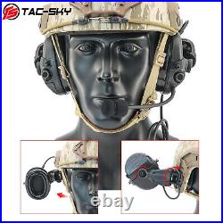 TAC-SKY Electronic Tactical Headset Shooting Noise Canceling for ARC Rail Helmet