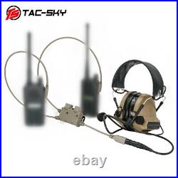TAC-SKY Tactical Headset Hunting Airsoft Sport COMTAC II Headset