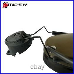 TAC-SKY Tactical Helmet Bracket COMTAC III Noise Cancelling Shooting Headphones