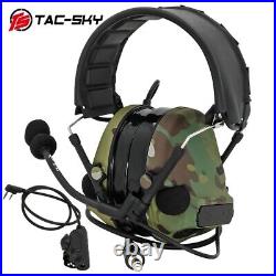 TS TAC-SKY COMTA III Tactical Headset Hearing Protection Noise Canceling + PTT