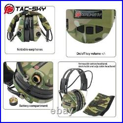 TS TAC-SKY Tactical Headset Electronic Hearing Protection Shooting IPSC Edition