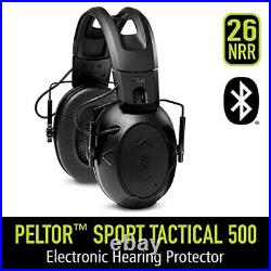 Tactical 500 Smart Electronic Hearing Protector with Bluetooth Wireless Techn