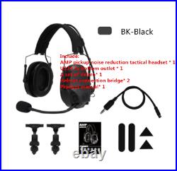 Updated FCS FMA AMP Dual-Channel Pickup Noise ReductionTactical Headset V60 PPT