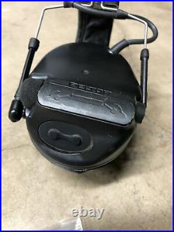 Used Peltor ComTac III Hearing Defender Electronic Earmuffs With Boom Mic