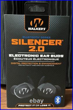 Walker's Bluetooth Series BT Silencer 2.0 Electronic Ear Buds