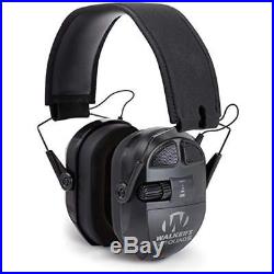 Walker's Earmuffs Ultimate Power Muff Quads With AFT/Electric, Black