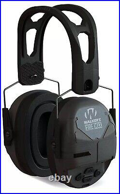 Walker's Firemax Hearing Protection Black GWP-DFM